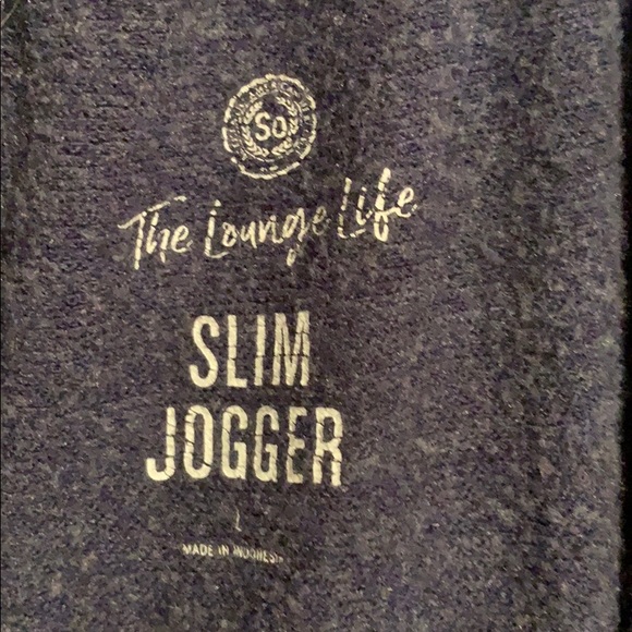 Blue sweat pants/slim jogger - Picture 3 of 3